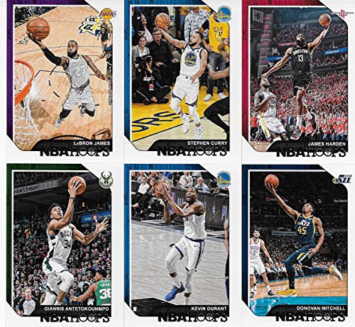 2018 2019 Hoops NBA All Stars Collection Special Edition Factory Sealed Basketball Set with Lebron James of The Lakers and Stephen Curry and Kevin Durant of The Warriors Plus 7 Other Superstars - Thumbnail 3
