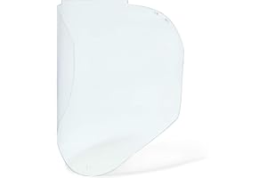 Uvex S8550 Clear Uncoated Replacement Visor, Polycarbonate