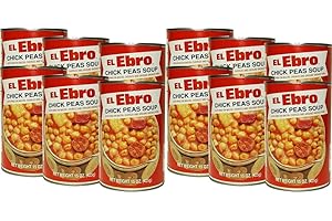 EBRO FOODS El Ebro Chick Peas Soup (Garbanzos) w/Chorizo, Bacon and Smoked Pork 12/15oz.