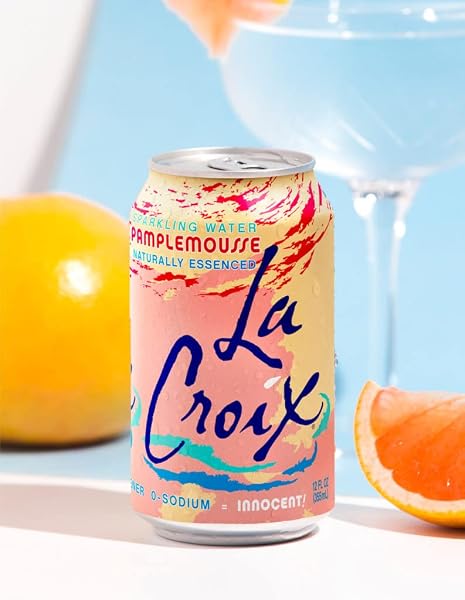 LACROIX SPARKLING WATER, PAMPLEMOUSSE (GRAPEFRUIT), 12 FL OZ (PACK OF 8)