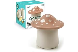 Genuine Fred FORAGE Mushroom Butter Storage Container, Unique Kitchen Accessory for Storing and Serving Butter, Fun and Functional Design