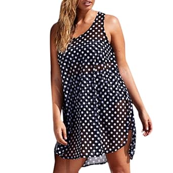 Auifor Frauen Perspektive Badeanzug Cover Up Kaftan Bikini Bademode Cover-Ups