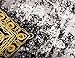 Unique Loom Sofia Collection Traditional Vintage Black Runner Rug (2' x 7')