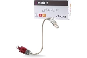 OTTO TECH Wire for Oticon Hearing Aids, Genuine OEM MiniFit Speakers&Receivers Unit - Type 85, Size 3, Side Right(Red) - Compatible with Oticon, Bernafon, Sonic, and Philips Hearing Aid Supplies -1 PCS