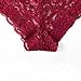 OQC Women's Choker V Neck Lace Babydoll Bodysuit Lingerie Underwear Set Red