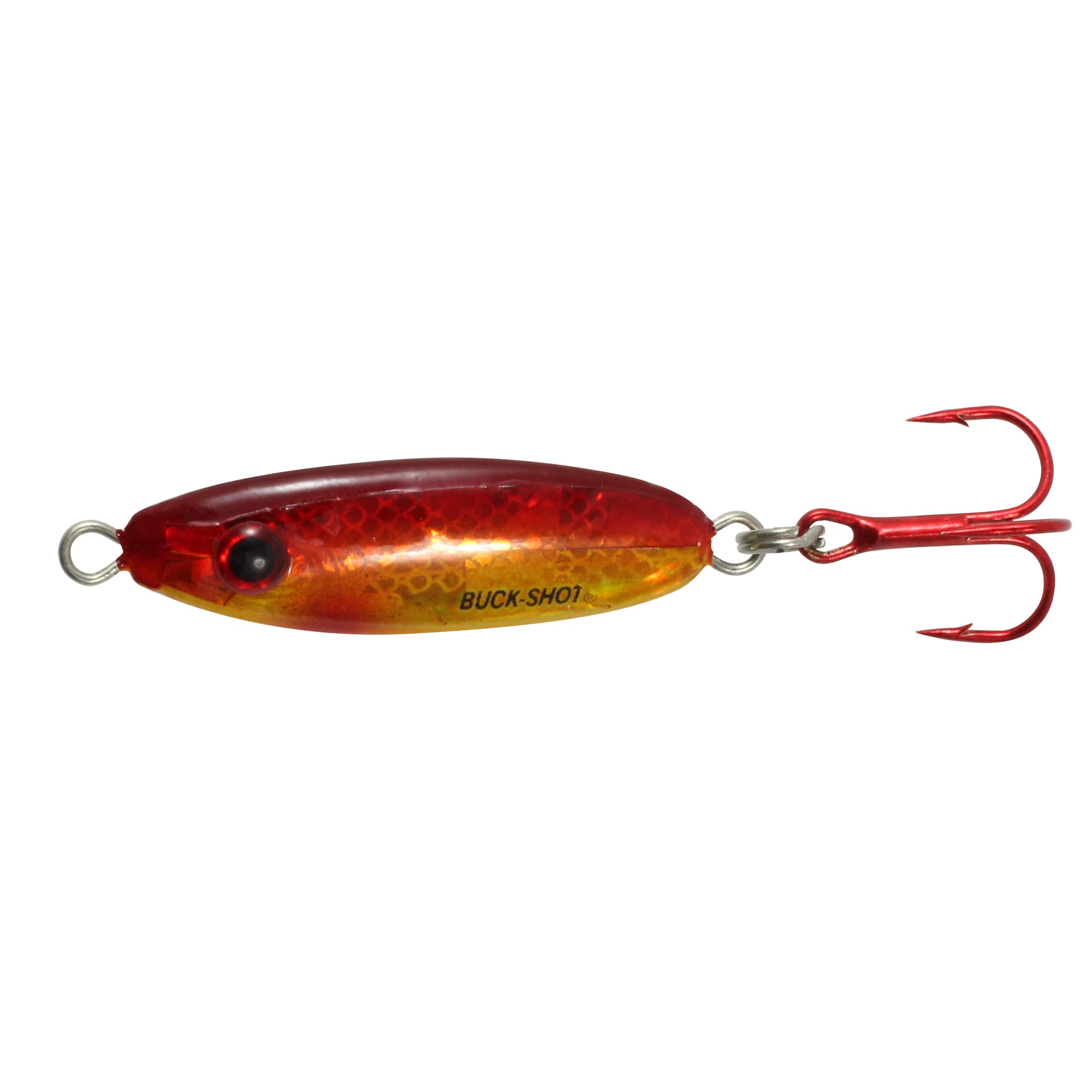 Northland BRS4-29 1/4-Ounce Buck-Shot Rattle Spoon, Super Glow Goldfish