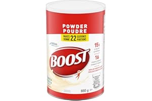 GENERIC BOOST Nutritional Powder Instant Breakfast Drink Mix Vanilla, 880g/31oz {Imported from Canada}
