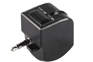 Wanty Headset Audio Control for PS4 DualShock Controller, Adjuster Adjustable Volume and Mic Mute Control Adapter for PlayStation 4 Joystick with 3.5mm Jack