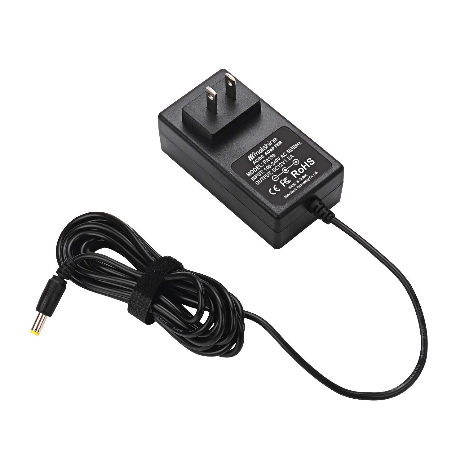 Molshine (9.8ft Cable) 12V AC DC Power Adapter Charger Compatible PA150