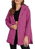 EVALESS Winter Coats for Women Diamond Quilted