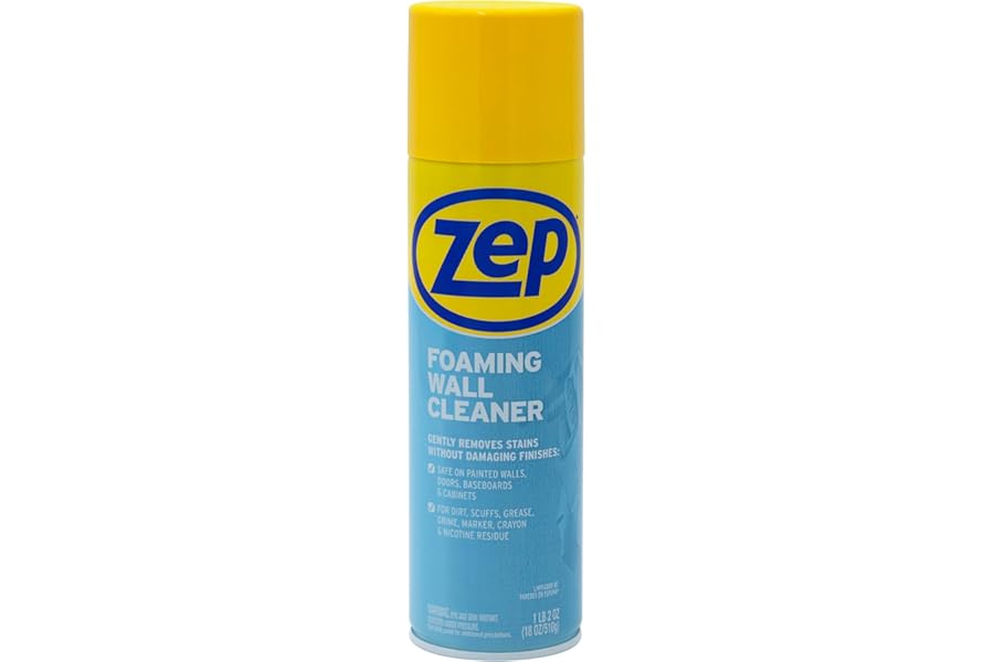 Zep ZUFWC18 Foaming Wall Cleaner, 18 oz, Clear