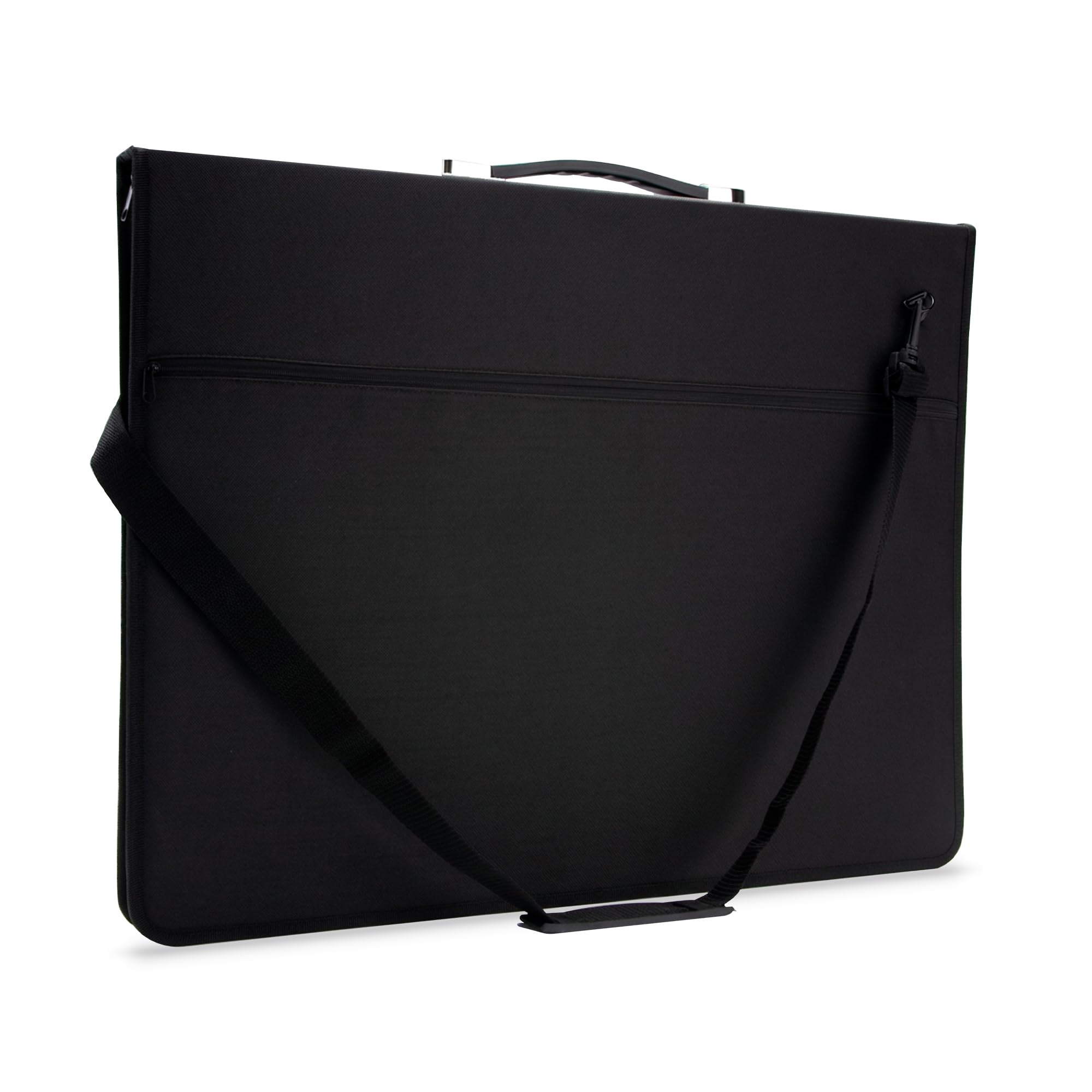 Elements A1 Portfolio Case – Lightweight & Water Resistant Art Portfolio with Multi-Layer Storage for Artists, Architects, Designers, and Students, Black Art Folder Carry Case for Oversized Work