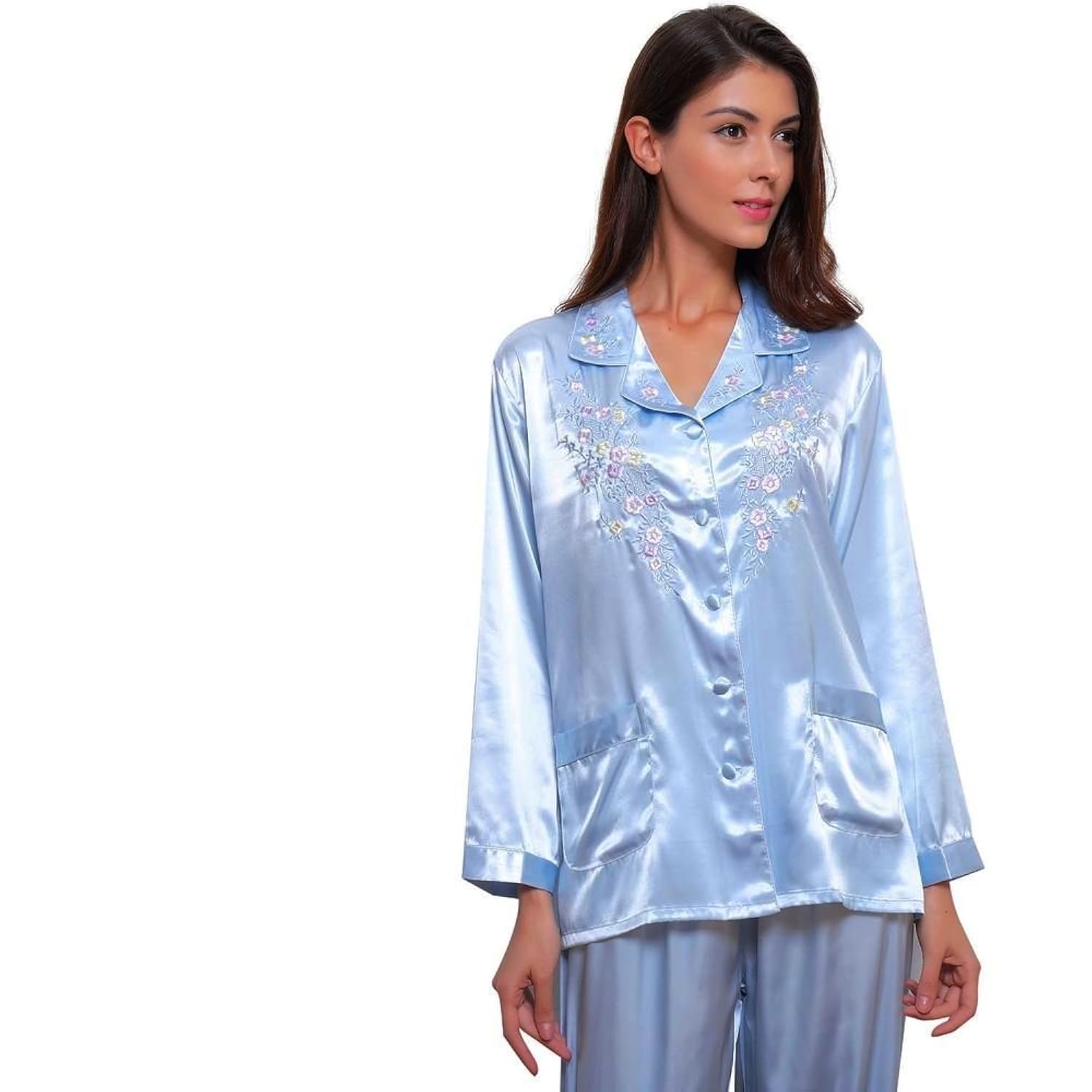 Satin Pajamas Womens Breeze Clothing