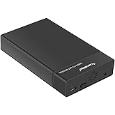 Tccmebius USB 3.0 External Hard Drive Enclosure for 2.5 3.5 Inch SATA I/II/III HDD SSD Up to 20TB, 3.5'' Tool-Free HDD Docking Station, Support UASP, Automatic Sleep Function (TCC-S863)