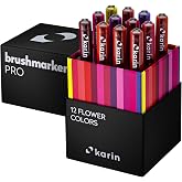 Karin Brush Marker Pro Flower Colours Case