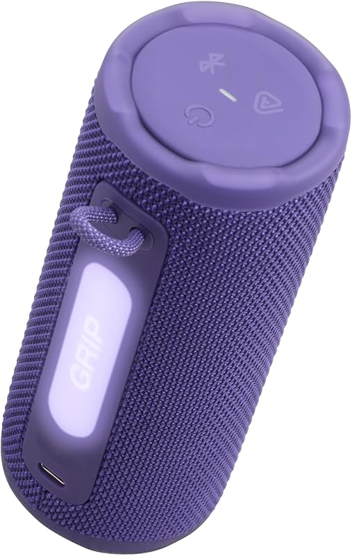 Empunhadura, coluna Bluetooth compacta, roxa