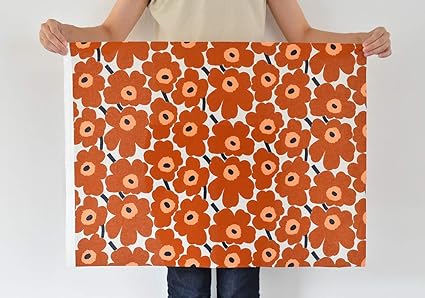 Amazon 正規輸入品 ハーフカットクロス Marimekko マリメッコ Mini Unikko ミニウニッコ 約70cm 50cm テラコッタ 布 生地 通販 Amazon 正規輸入品 ハーフカットクロス Marimekko マリメッコ Mini Unikko ミニウニッコ 約70cm 50cm テラコッタ 布 生地 通販