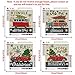 KISSBUTY 4 Pack 5D Full Drill Christmas Diamond Painting Kit, DIY Diamond Rhinestone Painting Kits for Adults and Beginner Diamond Arts Craft, 9.8 X 9.8 Inch (Cars Christmas Diamond Paintings)