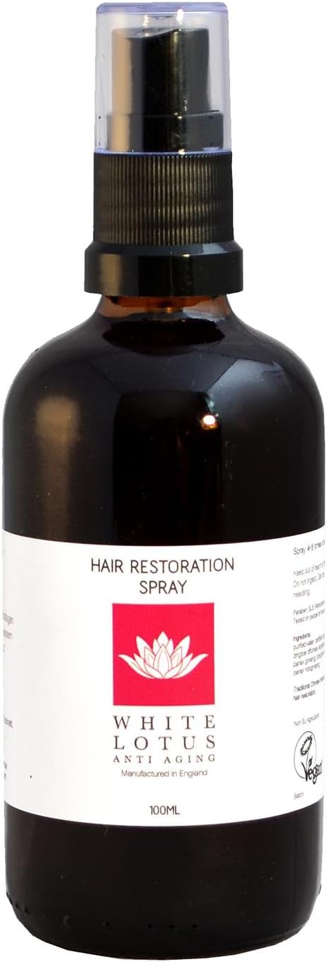 White Lotus Anti Aging Hair Restoration Spray Dermaroller 100ml