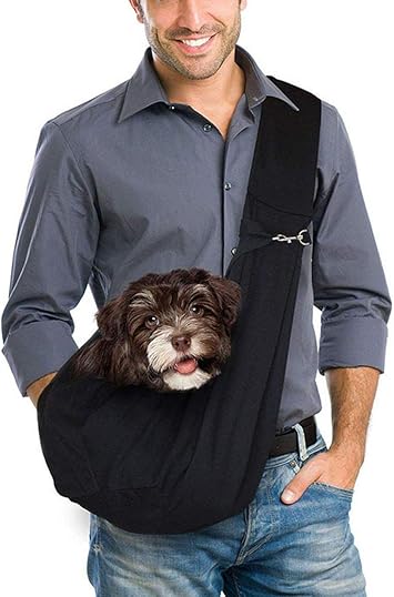 Hands Free Pet Dog Outdoor Travel Soft Carrier Slings Rucksack Kangurutasche Schultertasche Fur Chihuahua Kleine Hunde Katze Free Schwarz Amazon De Haustier