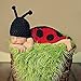Dealzip Inc Fashion Unisex Newborn Boy Girl Crochet Knitted Baby Outfits Costume Set Photography Photo Prop-Beetle +Gift pattern send randomly