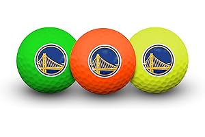 TEAM EFFORT Multi-Color Golf Balls Pack of 3 NBA