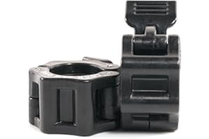 ironcompany Lock-Jaw 1 Inch Barbell Collar Pair Black