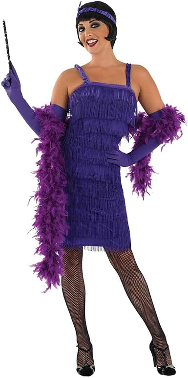 purple 20s dress