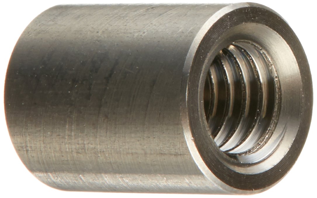 Round Standoff, Stainless Steel, Female, M40.7 Screw Size, 6mm OD, 8mm