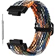 Abanen Stretchy Solo Loop Watch Bands for Casio gshock DW-5600/8900, Soft Elastic Adjustable Braided Wristband Strap with Adjustable Buckle for Casio GA-100/GW-B5600/GB-5600 /GW-6900