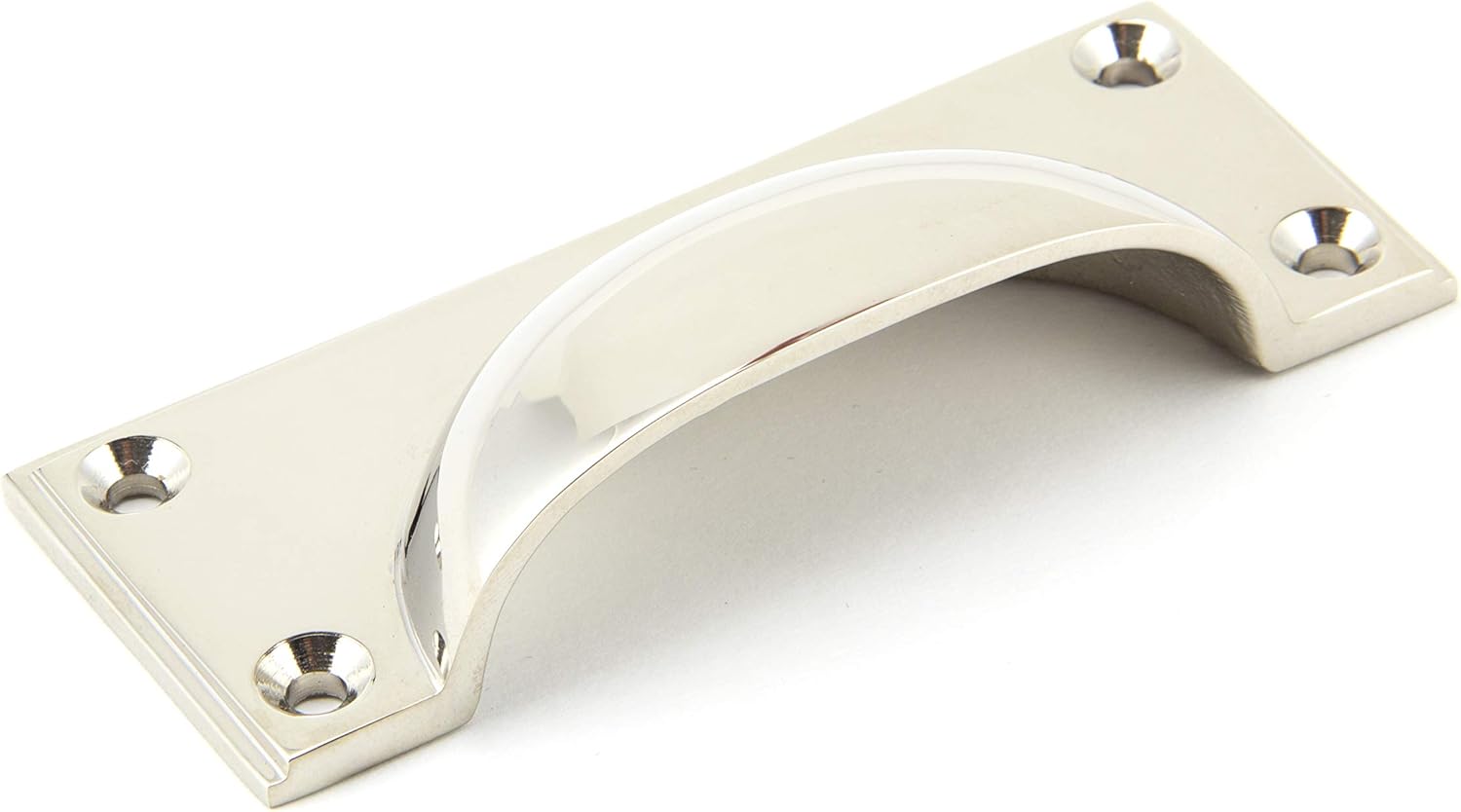 From The Anvil Home Polished Nickel Art Deco Drawer Pull 45401 - Image 3