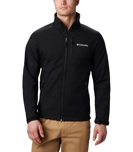 Columbia Men Omni-Shield Mt. Village Softshell Jacket (S, Navy) at