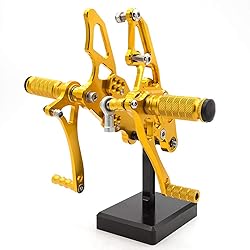 FXCNC CNC Billet Motorcycle Rearset Foot Pegs Rear