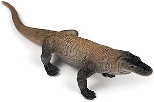 NAKIMO Komodo Dragon Animal Figurine Lizard Toy Realistic Reptile Figures for Decoration, Science Education, Prank Props