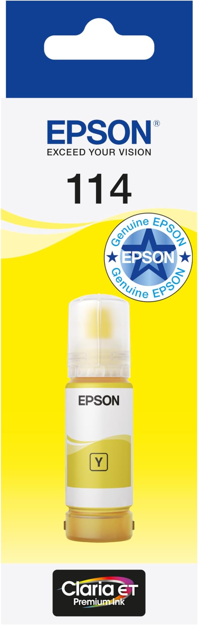 Epson EcoTank Yellow Ink Bottle 70ml High Yield ET-8500 ET-8550