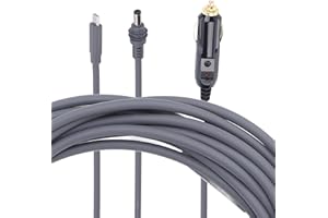 3 in 1 DC Power Cable, Starlink Mini Cable, 10FT Type C to DC Power Cord for Mini Dish Antenna, Waterproof Extension Cable wi