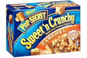 Pop Secret Sweet 'n Crunchy Caramel Popcorn, 3 Count, 7.92 Ounce 3 Boxes