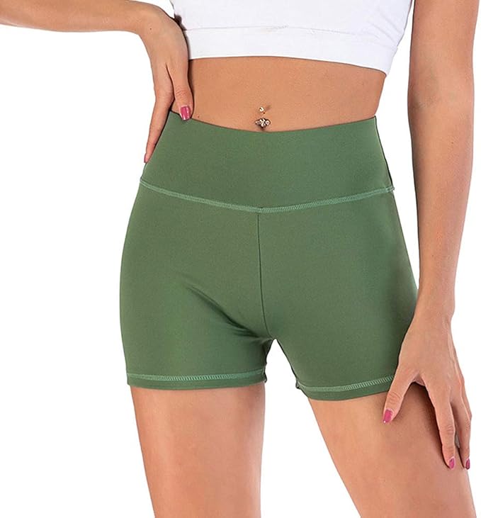 high waisted gym shorts