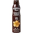 Hawaiian Tropic Dry Oil Tanning Spray Sunscreen SPF 15, 6oz | Protective Sun Tanning Oil with SPF 15 Sunscreen, Oxybenzone-Free, 6oz