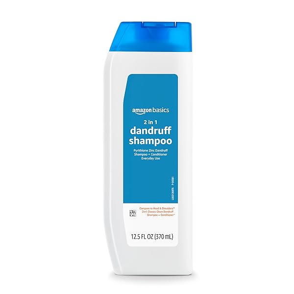 AMAZON BASICS 2-IN-1 ANTI-DANDRUFF SHAMPOO & CONDITIONER, ITCH...