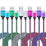 Samsung Galaxy Note 8 Fast Charger Cable, CIQILY 5-Pack 6FT Long Braided Quick Charging Cord, USB Type C Charger Cable for Samsung Galaxy S8/S8+, LG G5/G6/V20/V30, Nexus 5x/6p, Nintendo Switch &More