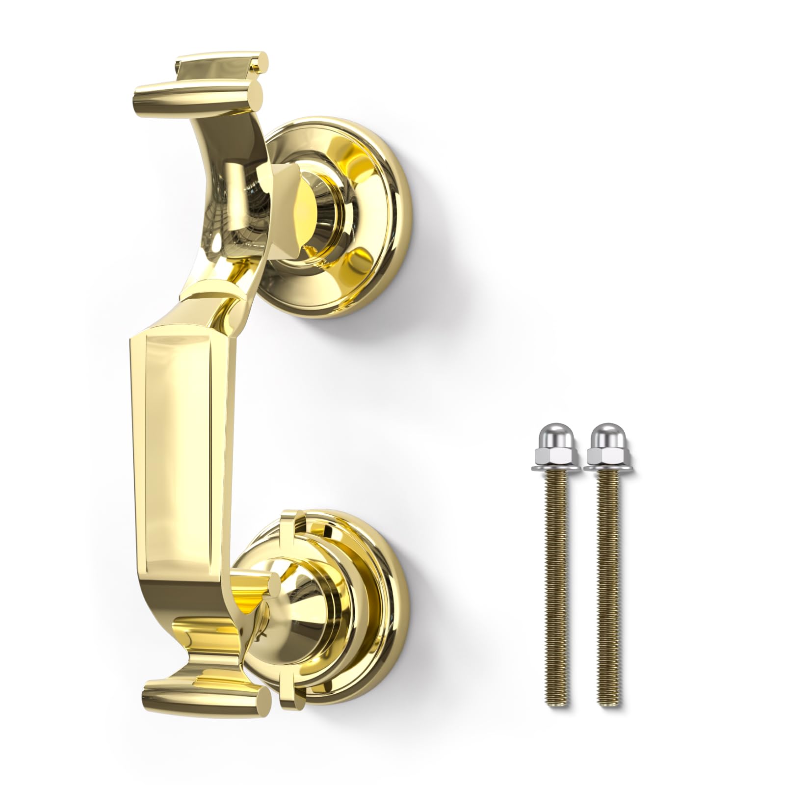 Bwintech 1 Pcs Gold Doctors Design Heavy Duty Door Knocker for Front Door
