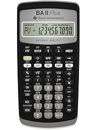 Texas Instruments BA II Plus Financial Calculator