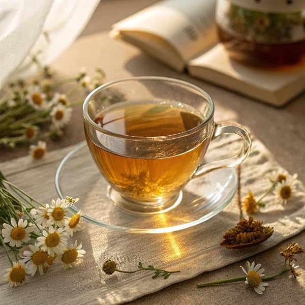 TRADITIONAL MEDICINALS TEA, ORGANIC CHAMOMILE, CALMING, CALMS YOUR NERVES, SUPPORTS HEALTHY DIGESTION, 96 TEA BAGS (6 PACK)
