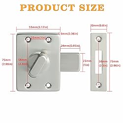Alise Rotate Bolt Gate Latch,Heavy Duty Barrel
