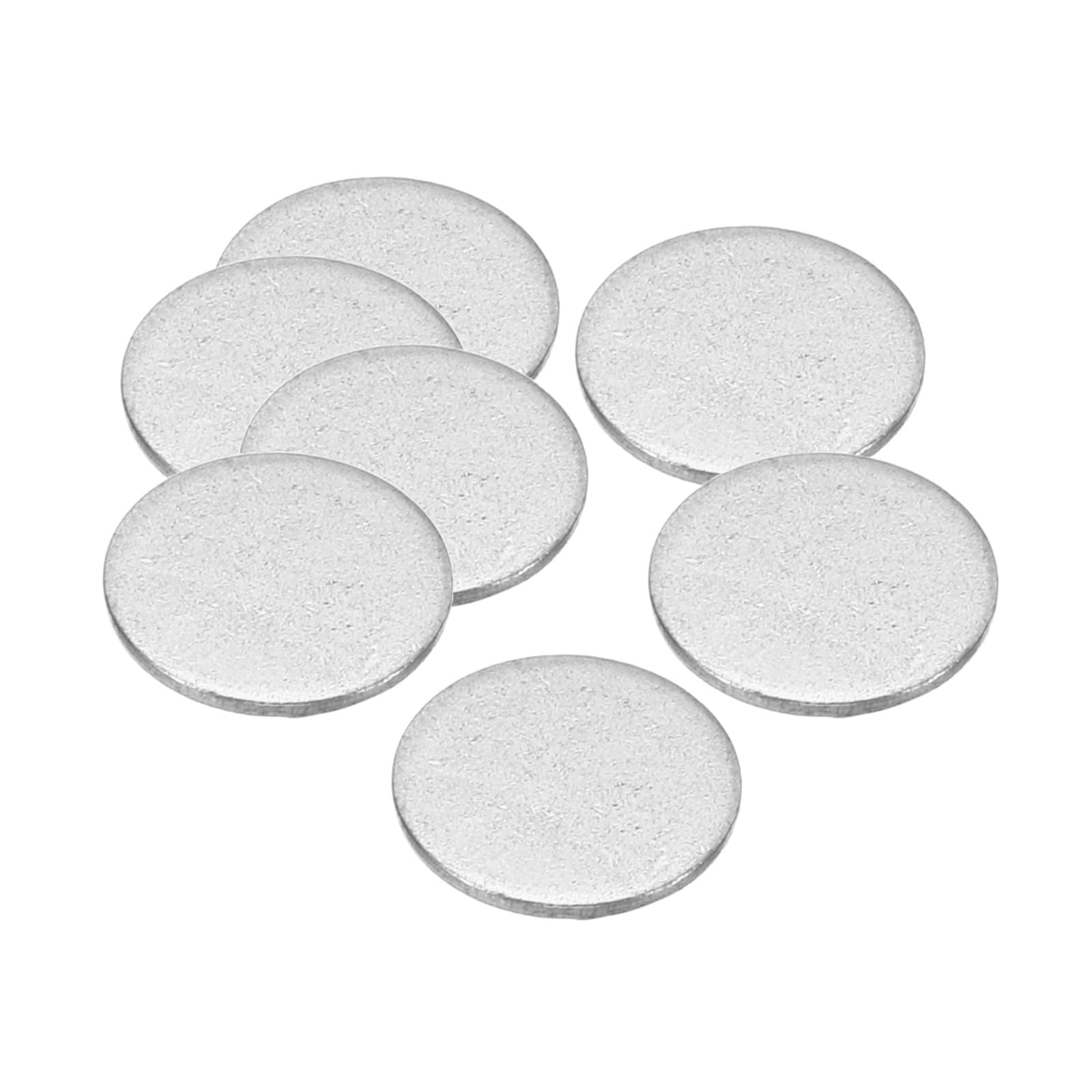 PATIKIL 12mm Steel Disc, 180Pcs Round Metal Stamping Blanks Tags Circle Metal Strike Plate DIY for Engraving Stamping Craft