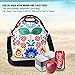 Lunch bag, ASILA Neoprene Reusable Lightweight Washable Insulated Lunch Tote/Lunch Box/Cooler Bag for Women, Adults, Kids, Girls with Shoulder Strap&Zip Closure (LLBB1005)