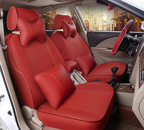 Amazon Co Jp 高級車のシートカバー 車のインテリアアクセサリーpuレザープロテクター ユニバーサルフィット車 トラック セダン ハッチバック Suv フルセット C ホーム キッチン