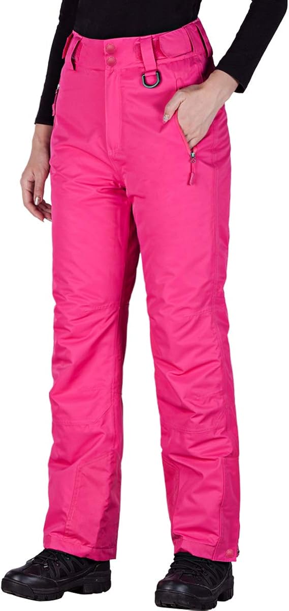 FREE SOLDIER Women's Outdoor Snow Ski Insulated Pants Windproof Waterproof Breathable Pants for Snowboarding : Clothing