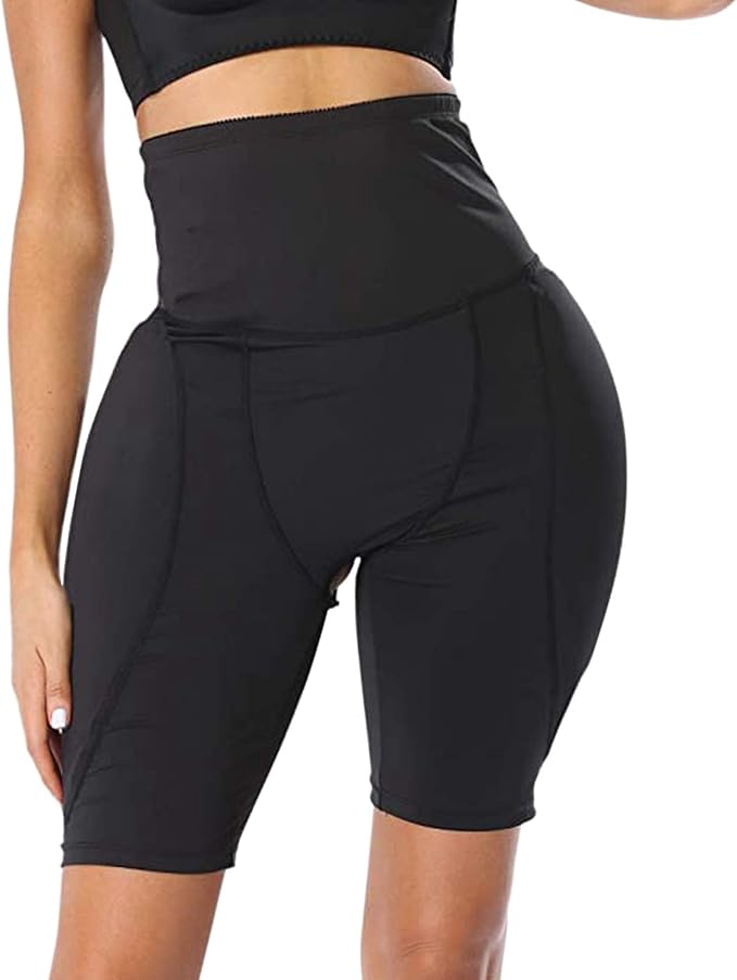 Surrui Women Open Crotch Hip Padded Shapewear Hip Pads Panties Butt